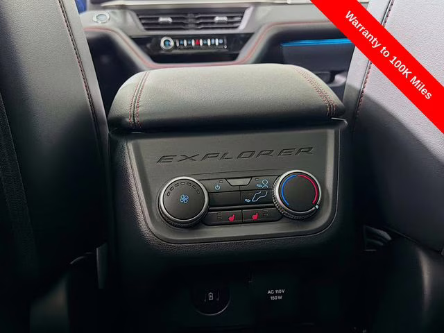 2025 White Metallic Ford Explorer ST 4X4 SUV