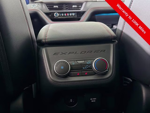 2025 White Metallic Ford Explorer ST 4X4 SUV