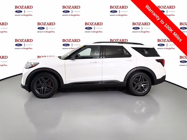 2025 White Metallic Ford Explorer ST 4X4 SUV