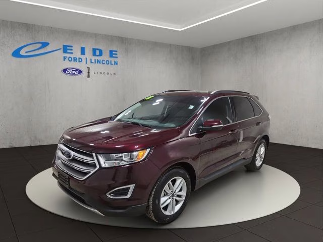 2018 Burgundy Velvet Metallic Tinted Clearcoat Ford Edge SEL FWD SUV