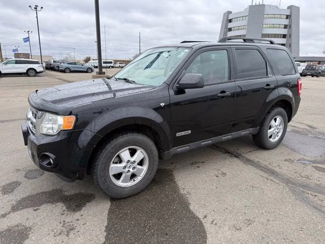 2008 Black Ford Escape XLT 4X4 SUV