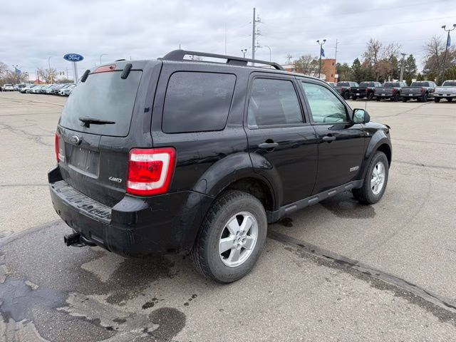 2008 Black Ford Escape XLT 4X4 SUV