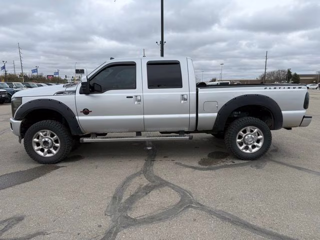 2015 Ingot Silver Metallic Ford Super Duty F-350 SRW Platinum 4X4 Truck