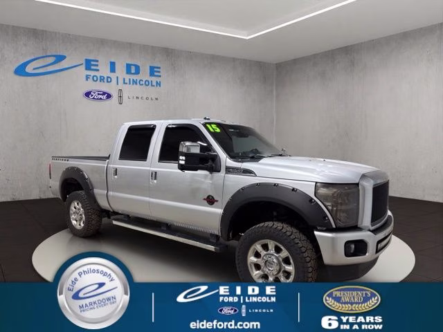 2015 Ingot Silver Metallic Ford Super Duty F-350 SRW Platinum 4X4 Truck