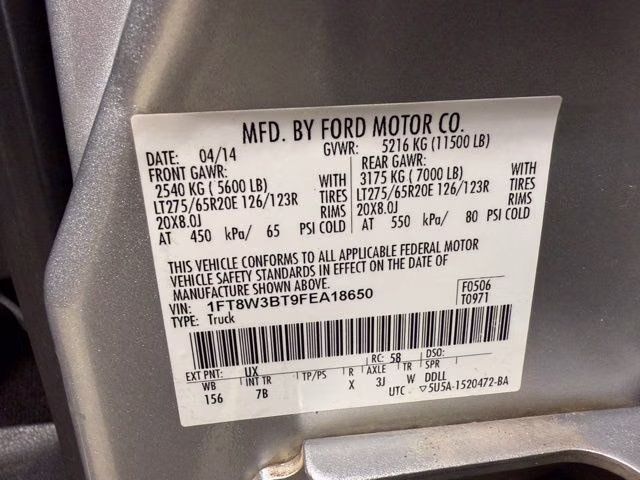 2015 Ingot Silver Metallic Ford Super Duty F-350 SRW Platinum 4X4 Truck