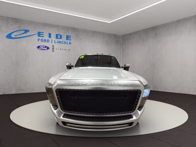 2015 Ingot Silver Metallic Ford Super Duty F-350 SRW Platinum 4X4 Truck