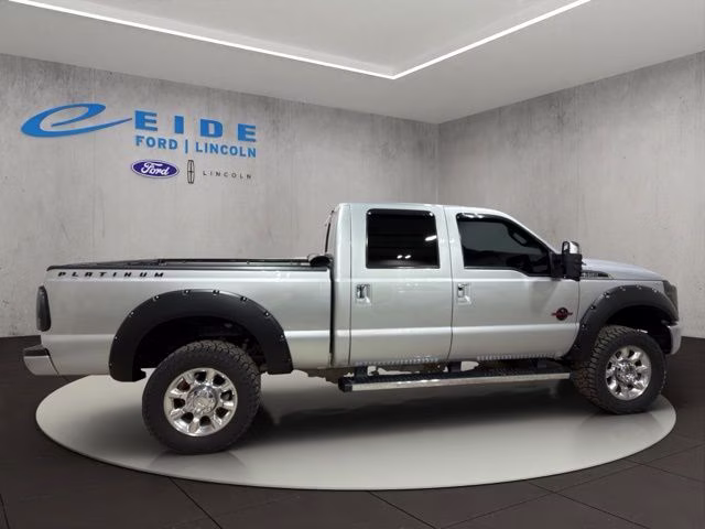 2015 Ingot Silver Metallic Ford Super Duty F-350 SRW Platinum 4X4 Truck