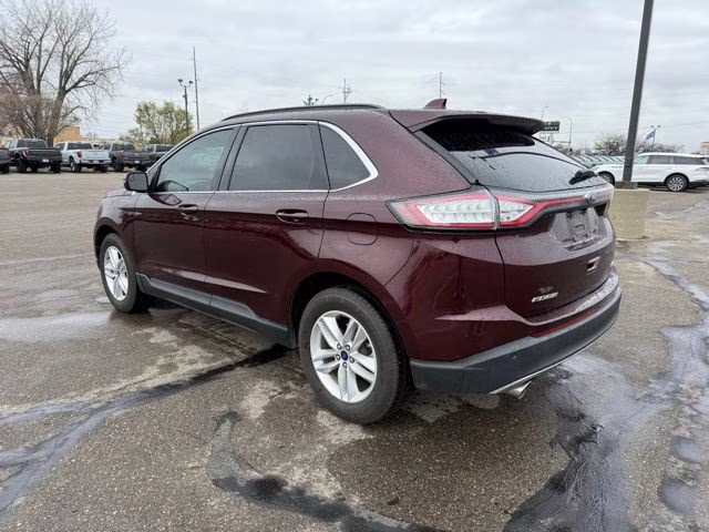 2018 Burgundy Velvet Metallic Tinted Clearcoat Ford Edge SEL FWD SUV