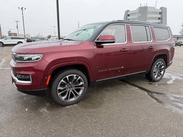 2022 Velvet Red Pearlcoat Jeep Grand Wagoneer Series III 4X4 SUV