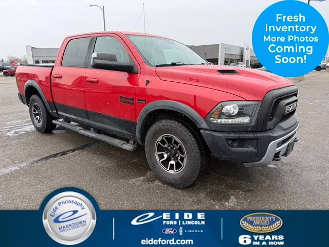 2016 Flame Red Clearcoat Ram 1500 Rebel 4X4 Truck