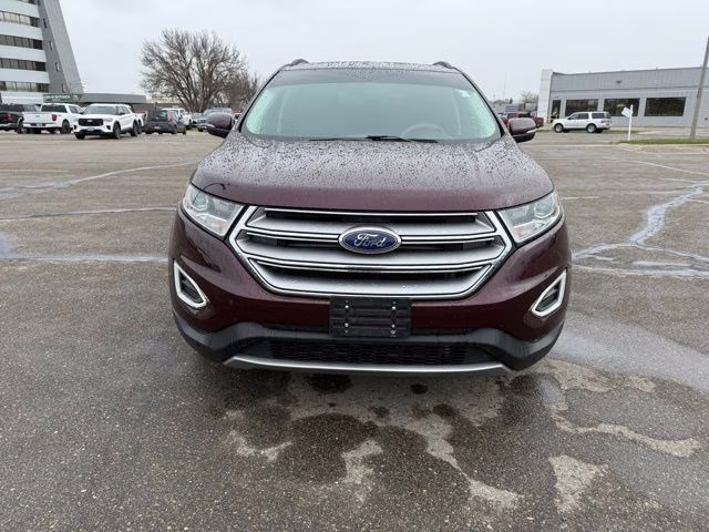 2018 Burgundy Velvet Metallic Tinted Clearcoat Ford Edge SEL FWD SUV