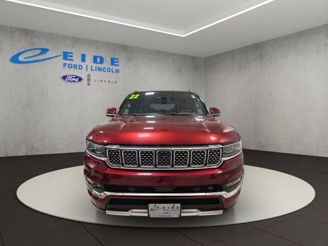 2022 Velvet Red Pearlcoat Jeep Grand Wagoneer Series III 4X4 SUV