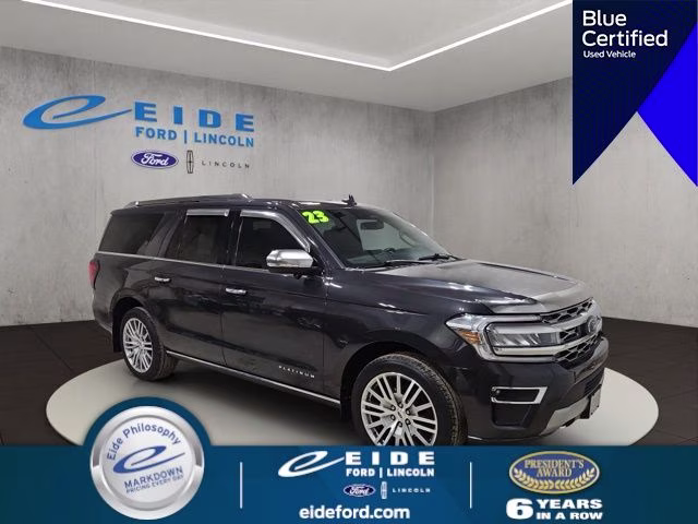 2023 Dark Matter Metallic Ford Expedition Max Platinum 4X4 SUV