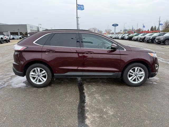 2018 Burgundy Velvet Metallic Tinted Clearcoat Ford Edge SEL FWD SUV