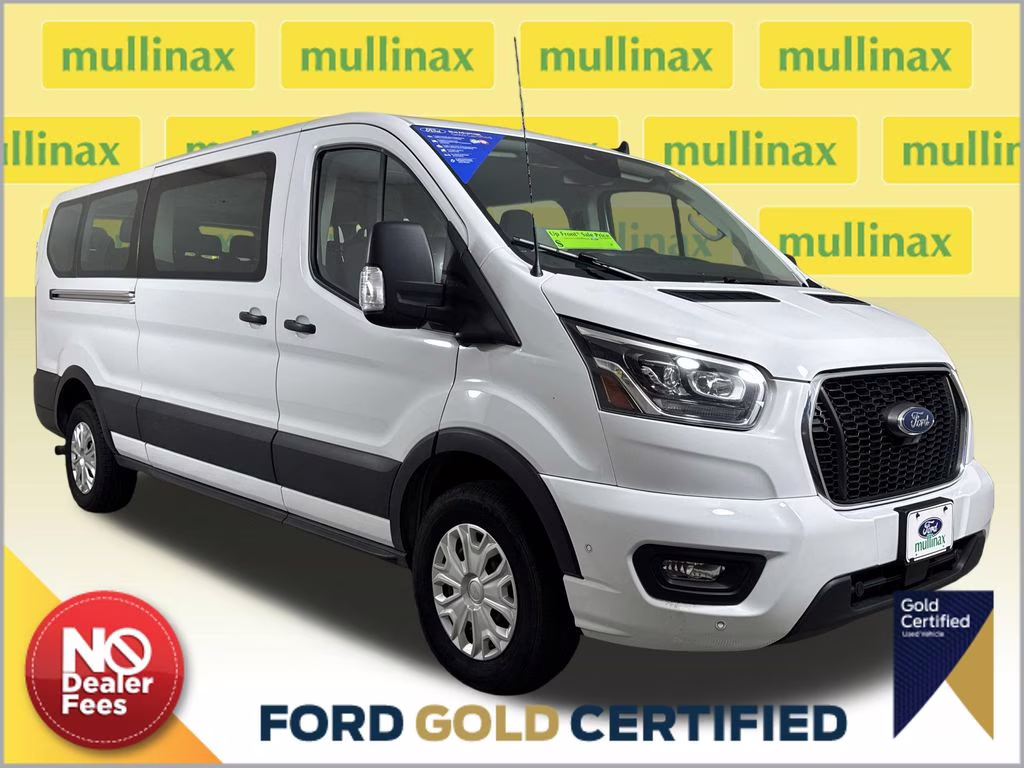 2023 Oxford White Ford Transit-350 XL RWD Crossover