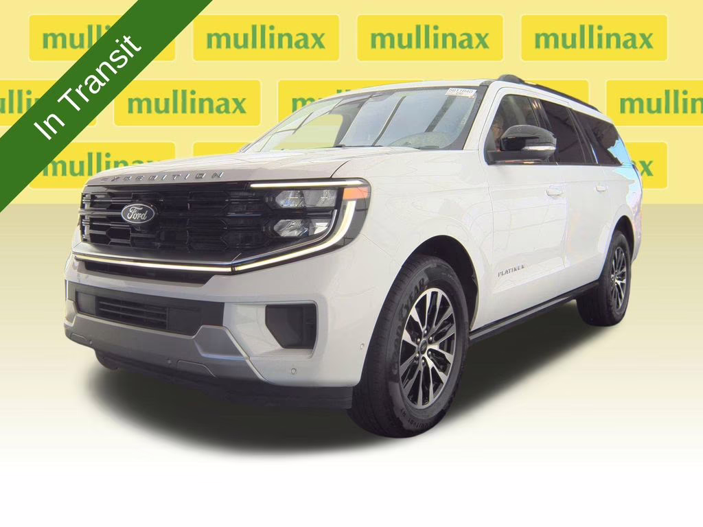 2025 Oxford White Ford Expedition Max Platinum 4X4 SUV