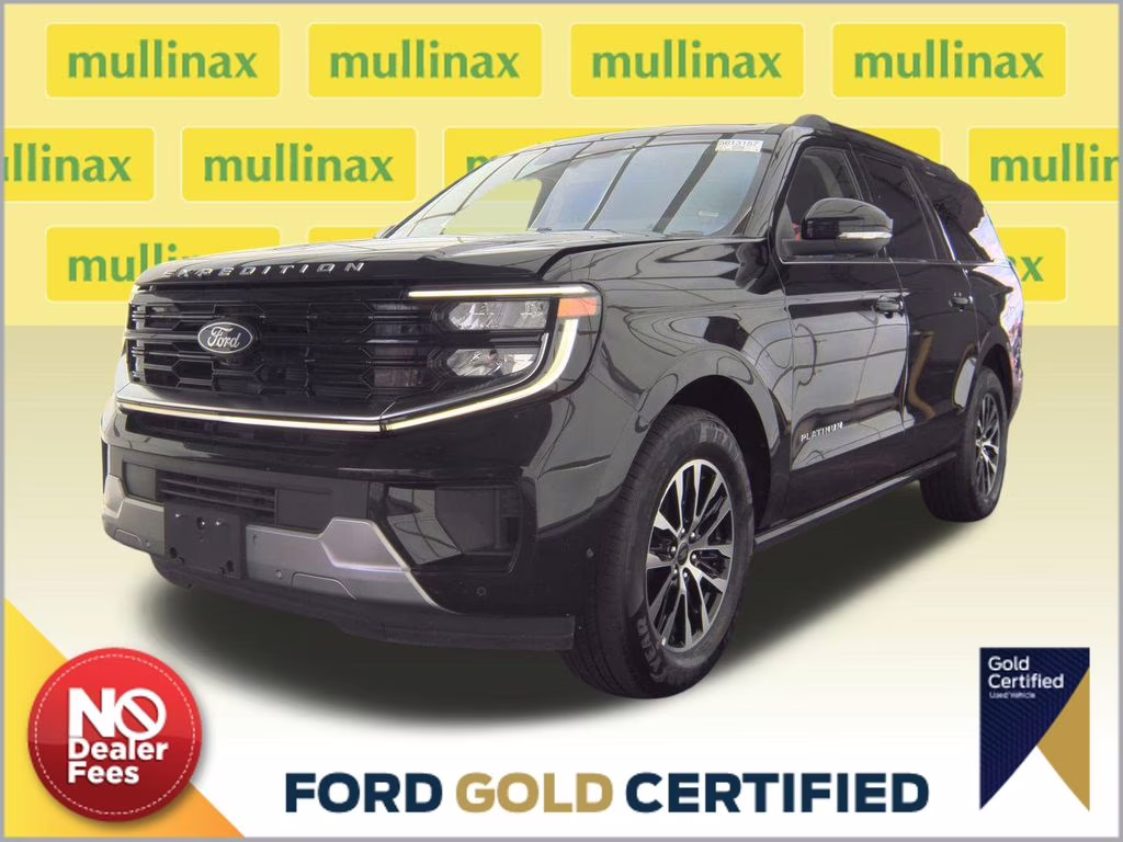 2025 Black Metallic Ford Expedition Max Platinum 4X4 SUV
