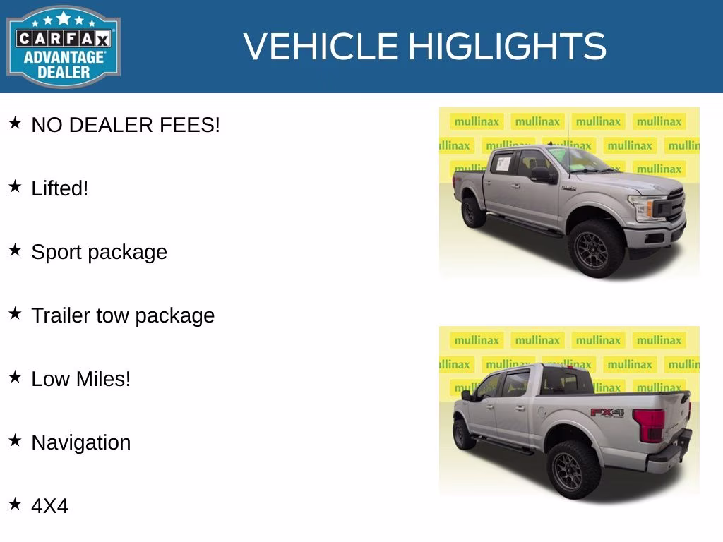 2020 Silver Metallic Ford F-150 XLT 4X4 Truck