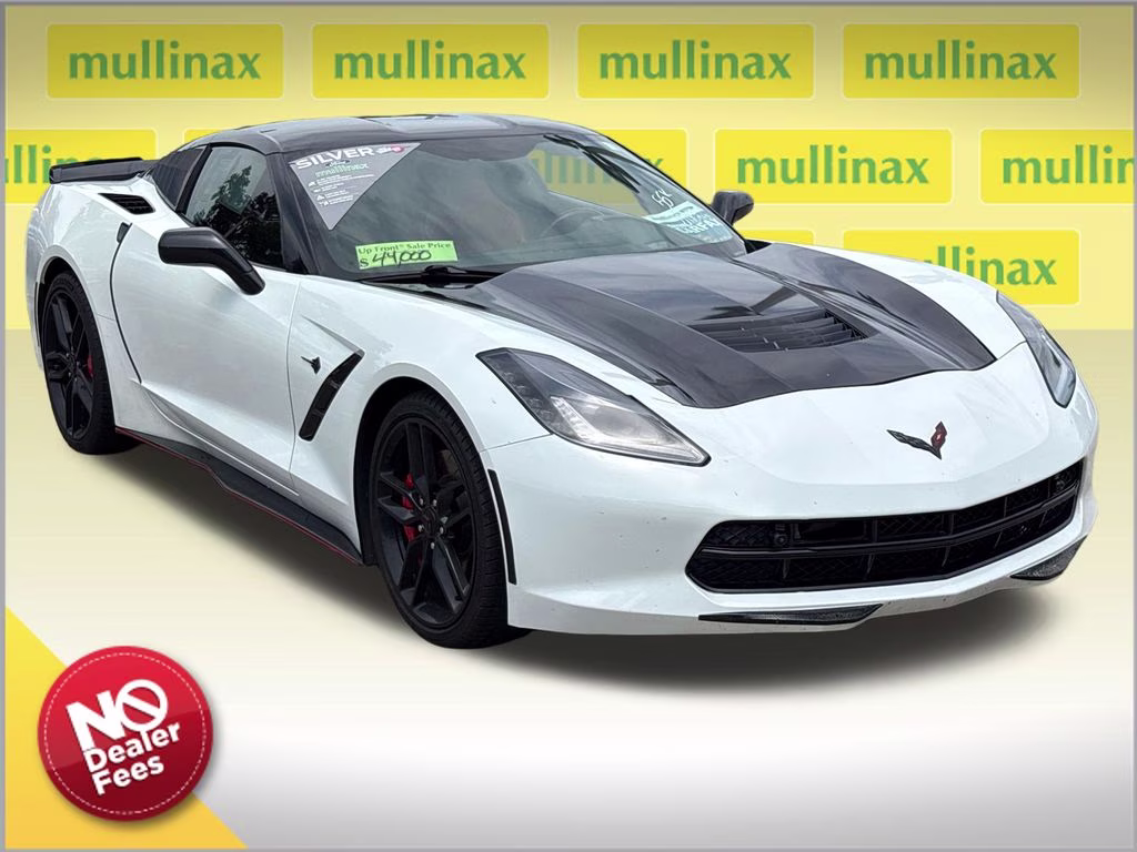 2016 Arctic White Chevrolet Corvette Stingray Z51 RWD Coupe