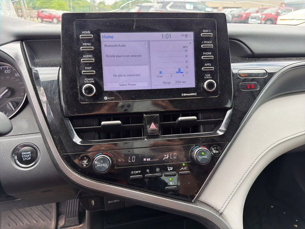 2024 White Toyota Camry SE FWD Sedan