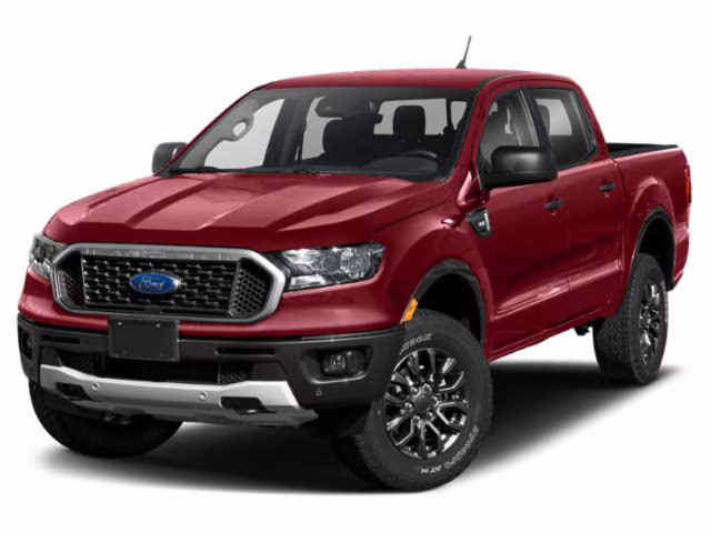 2021 Red Metallic Ford Ranger XLT 4X4 Truck