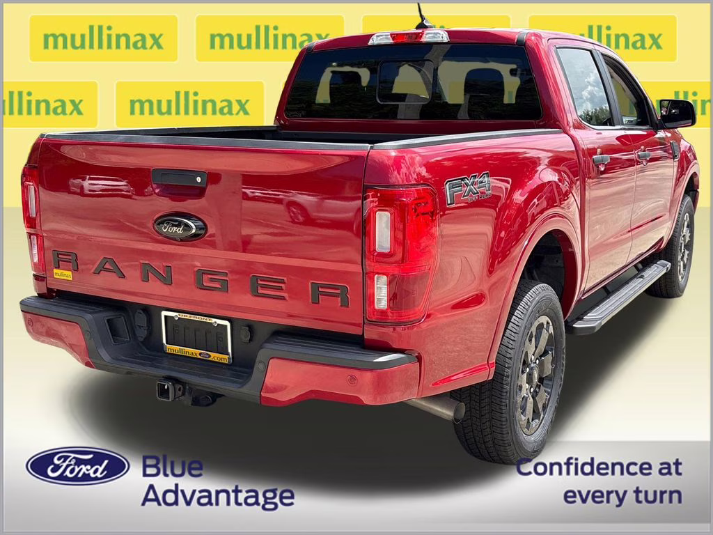 2021 Red Metallic Ford Ranger XLT 4X4 Truck