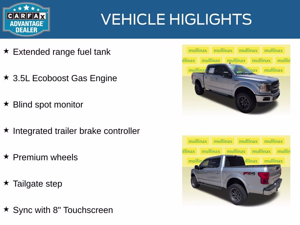 2020 Silver Metallic Ford F-150 XLT 4X4 Truck