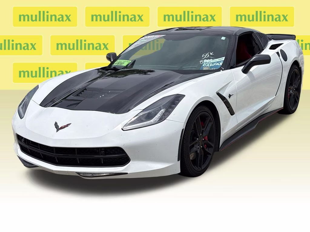 2016 Arctic White Chevrolet Corvette Stingray Z51 RWD Coupe