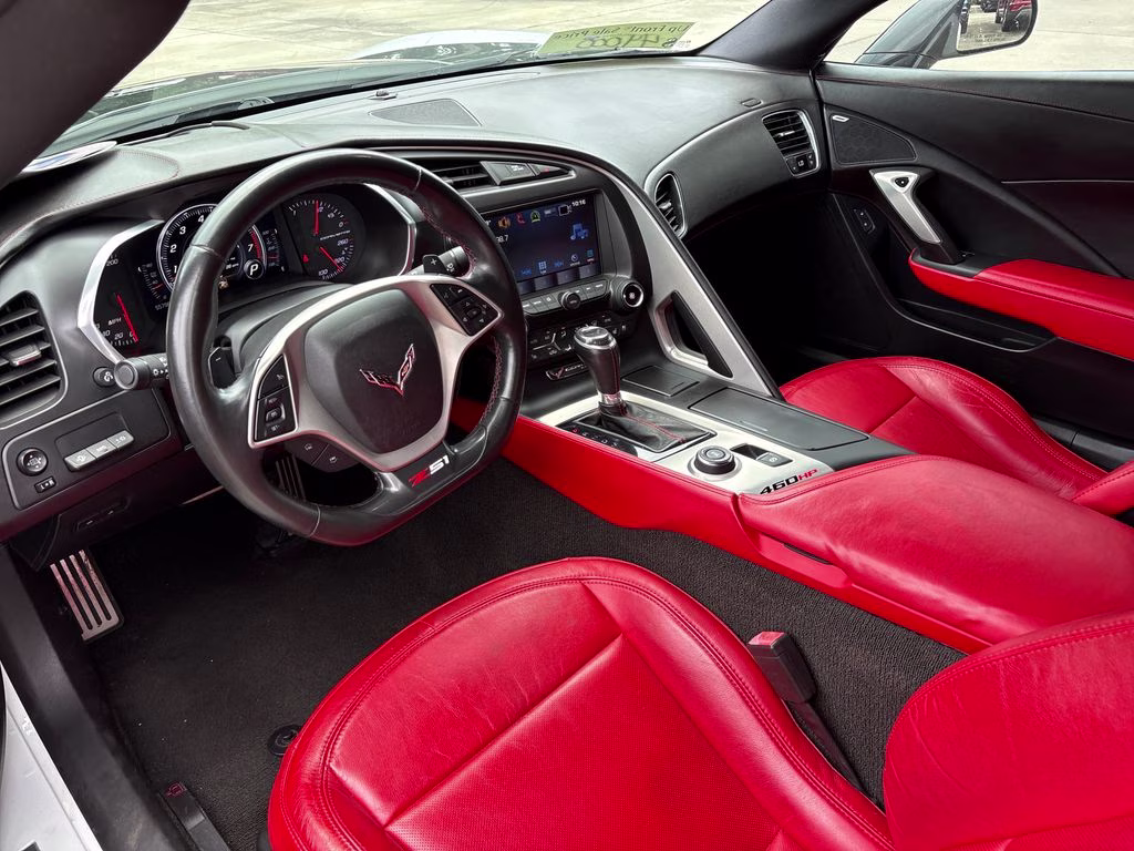 2016 Arctic White Chevrolet Corvette Stingray Z51 RWD Coupe