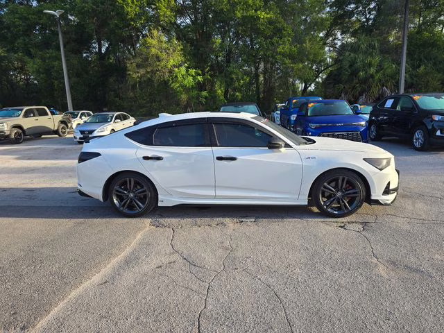 2025 White Acura Integra A-Spec Tech Package FWD Hatchback