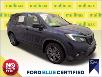2021 Obsidian Blue Pearl Honda Passport EX-L AWD SUV