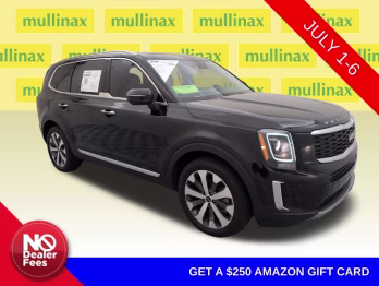 2022 Ebony Black Kia Telluride S FWD SUV