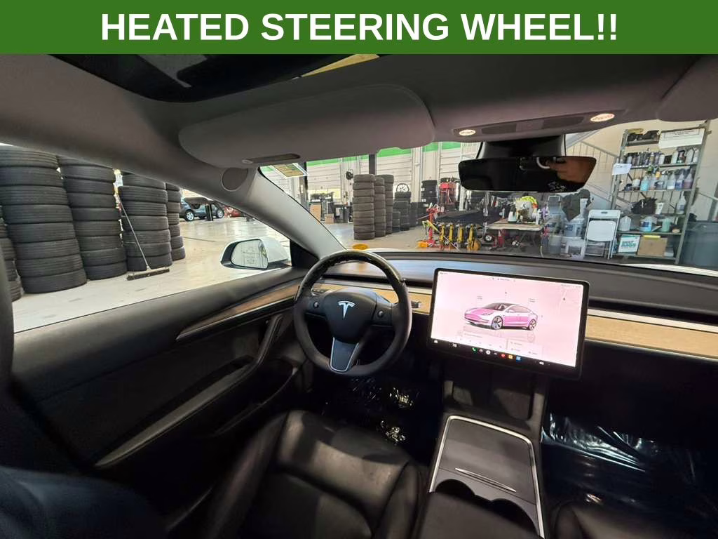 2022 White Tesla Model 3 Long Range AWD Sedan