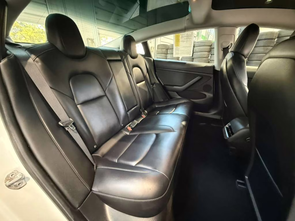 2022 White Tesla Model 3 Long Range AWD Sedan