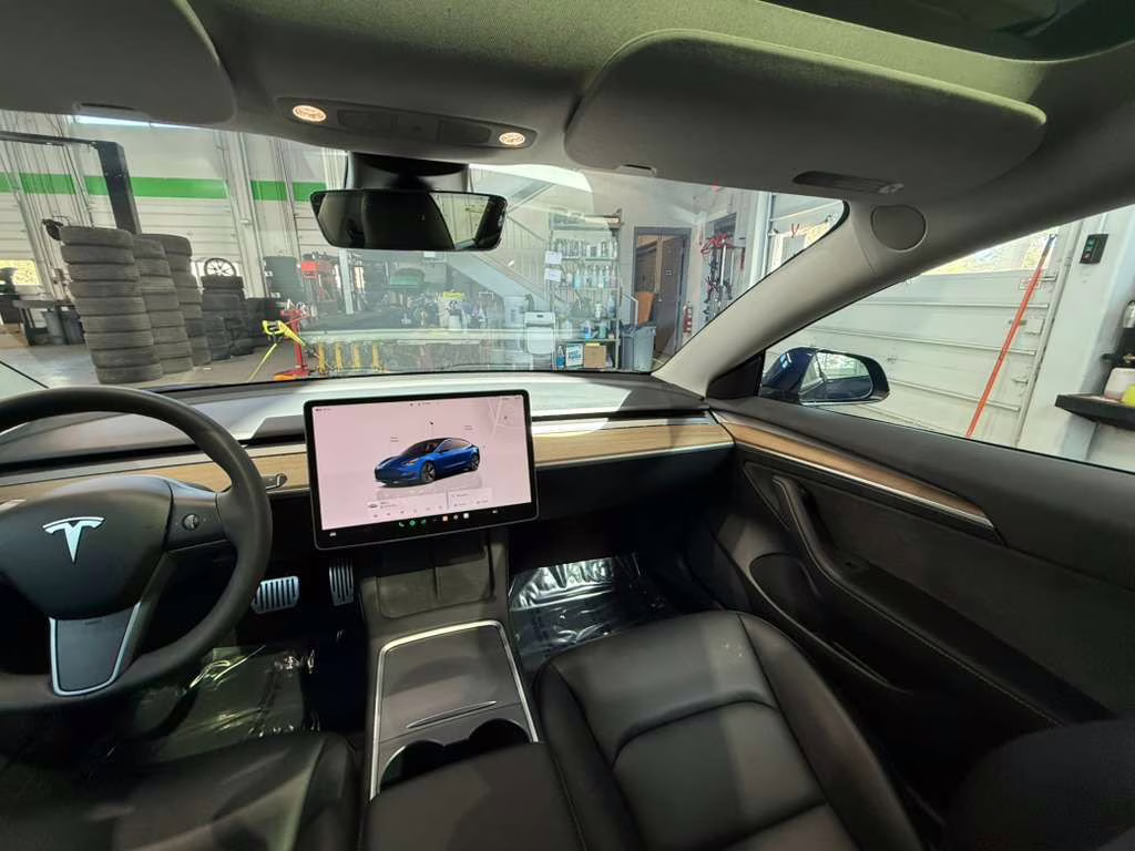 2022 Deep Blue Metallic Tesla Model 3 Long Range AWD Sedan