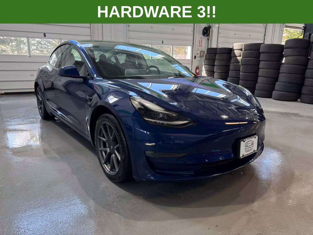 2022 Deep Blue Metallic Tesla Model 3 Long Range AWD Sedan