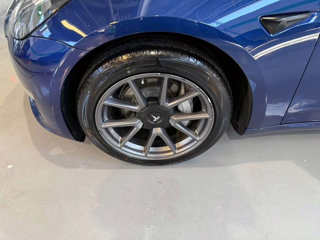 2022 Deep Blue Metallic Tesla Model 3 Long Range AWD Sedan
