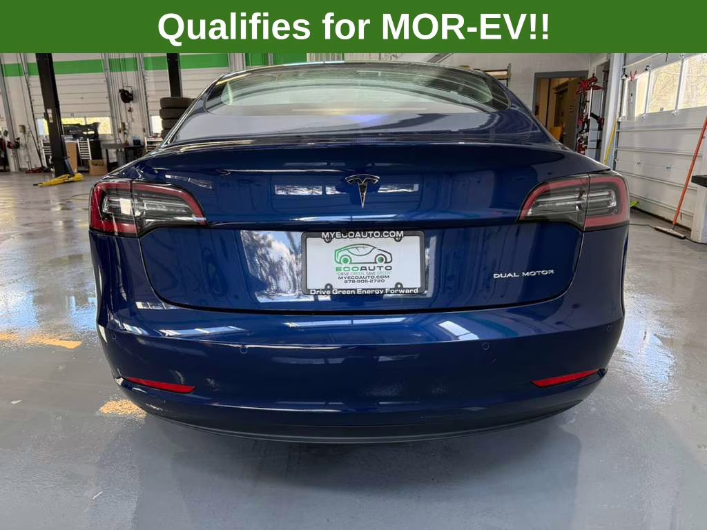 2022 Deep Blue Metallic Tesla Model 3 Long Range AWD Sedan