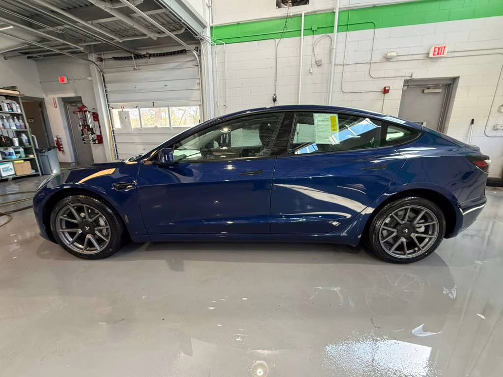 2022 Deep Blue Metallic Tesla Model 3 Long Range AWD Sedan