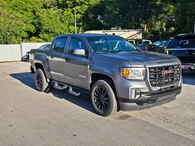 2022 Satin Steel Metallic GMC Canyon Elevation RWD Truck