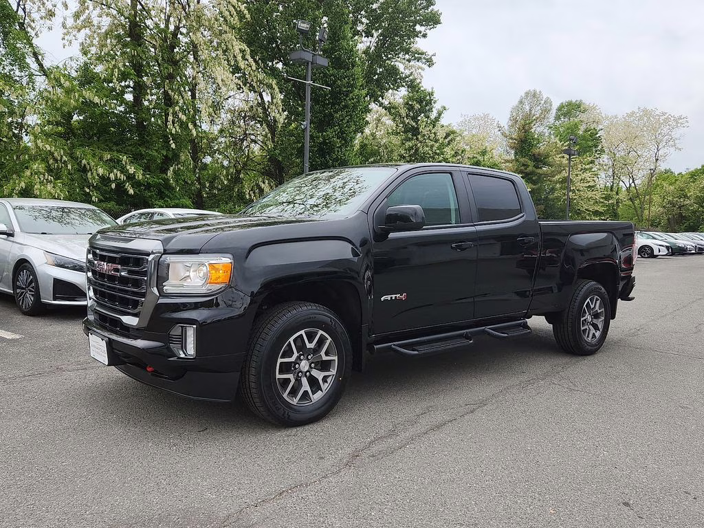 2021 Onyx Black GMC Canyon AT4 w/Leather 4X4 Truck