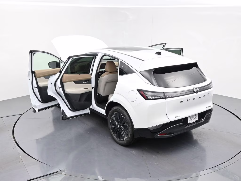 2026 Everest White Pearl Tricoat Nissan Murano Platinum AWD SUV