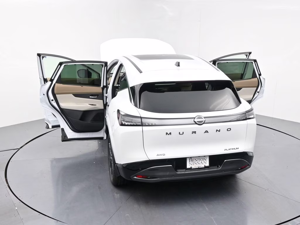 2026 Everest White Pearl Tricoat Nissan Murano Platinum AWD SUV