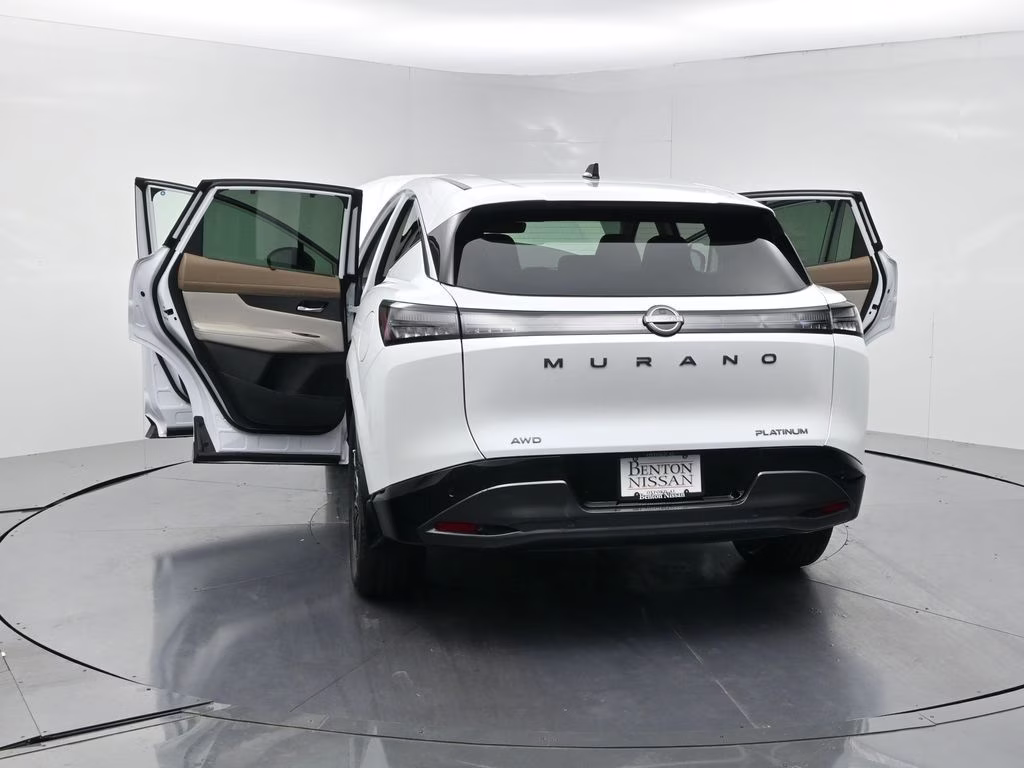 2026 Everest White Pearl Tricoat Nissan Murano Platinum AWD SUV