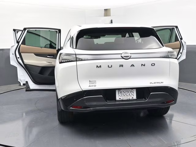 2026 Everest White Pearl Tricoat Nissan Murano Platinum AWD SUV