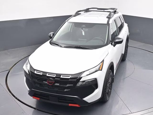 2026 Everest White Pearl Tricoat Nissan Rogue Rock Creek AWD SUV