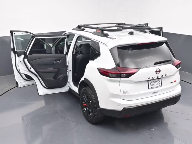 2026 Everest White Pearl Tricoat Nissan Rogue Rock Creek AWD SUV
