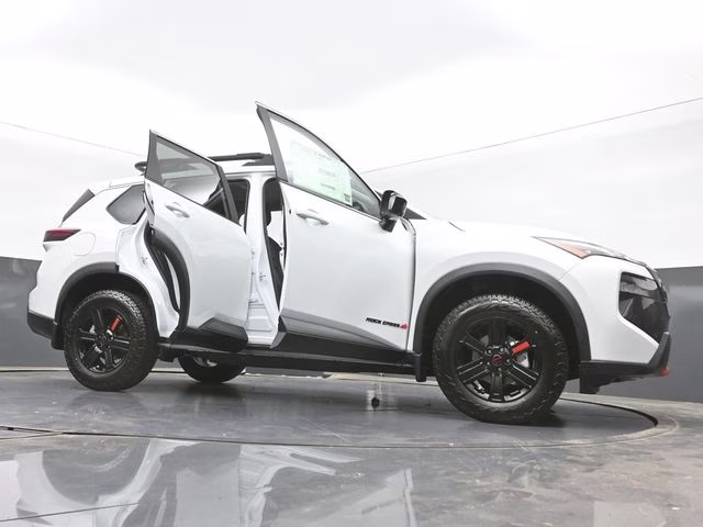 2026 Everest White Pearl Tricoat Nissan Rogue Rock Creek AWD SUV