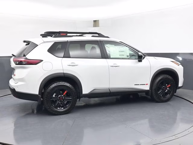 2026 Everest White Pearl Tricoat Nissan Rogue Rock Creek AWD SUV