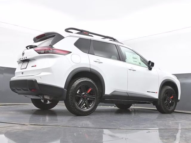 2026 Everest White Pearl Tricoat Nissan Rogue Rock Creek AWD SUV
